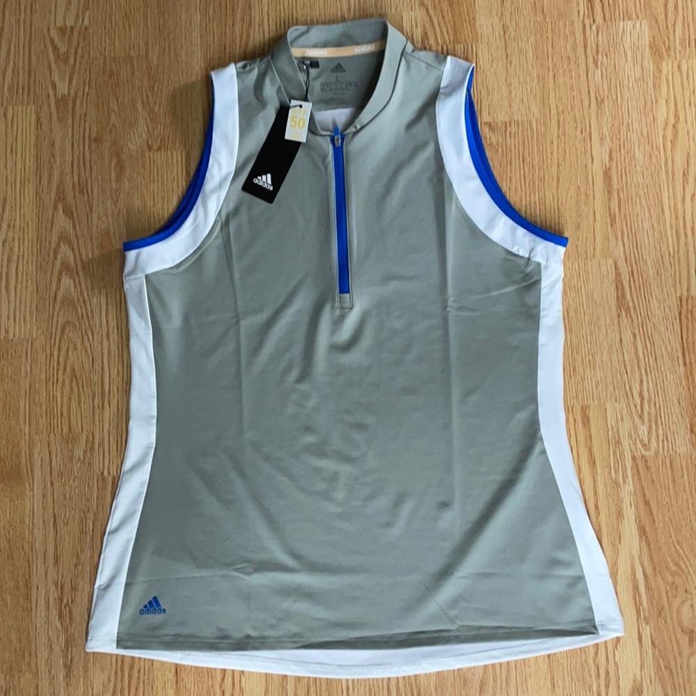 Bundle 3 for $25 BNWT Adidas Sleeveless Golf Shirt L